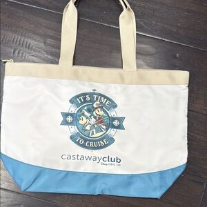 NWOT- Disney Cruise Line Castaway Club Tote Bag. (bag only for previous cruisers